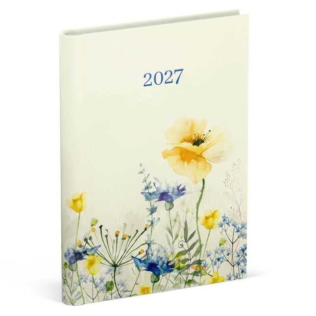 Lannoo Flowers Desk Agenda 2027 Yellow