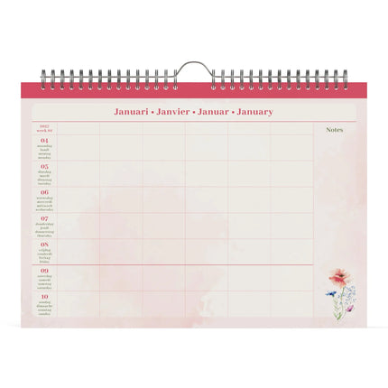 Lannoo Flowers Familieplanner 2027