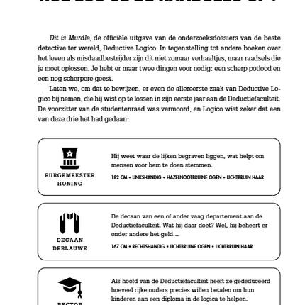 Lannoo Murdle - Bloedstollende Moordmysteries Voor Pientere Puzzelaars