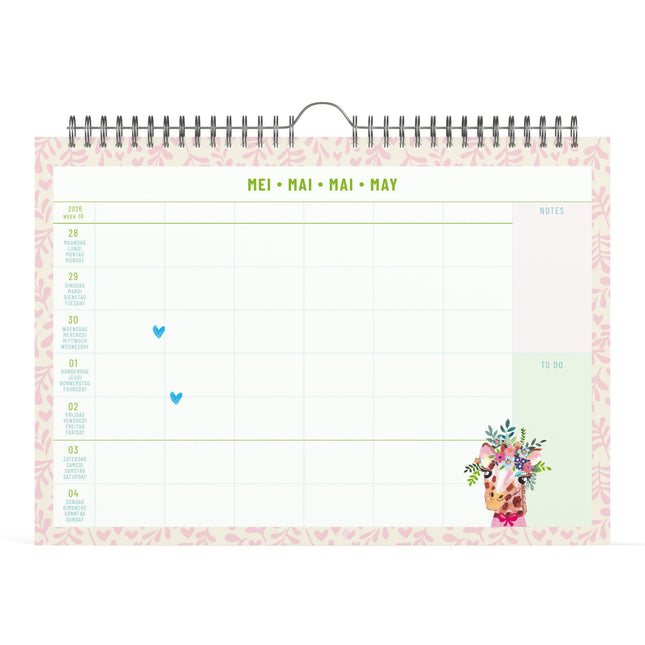 Lannoo Paper Salad Familieplanner 2026