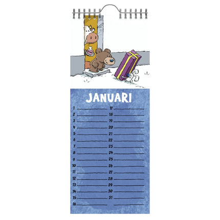 Lannoo Ritstier Verjaardagskalender