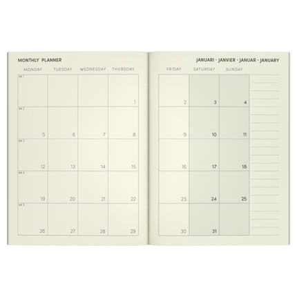 Lannoo Snoopy - Peanuts Desk Agenda 2027