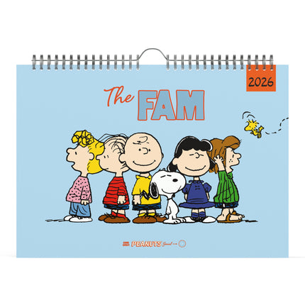 Lannoo Snoopy - Peanuts Familieplanner 2026
