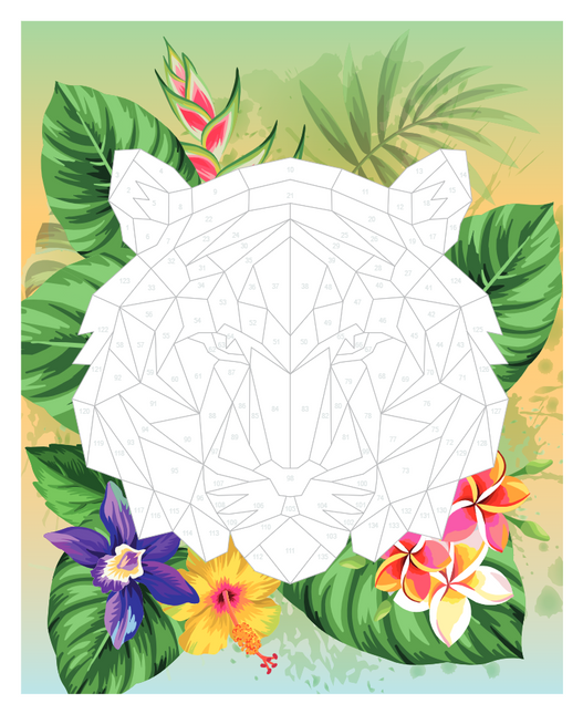 Lantaarn Kleuren met stickers - Colour me Wild