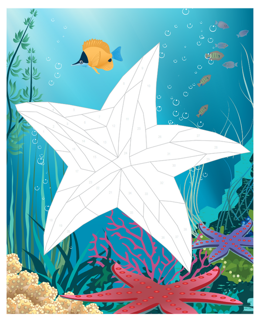 Lantaarn Kleuren met stickers - Colour the Ocean