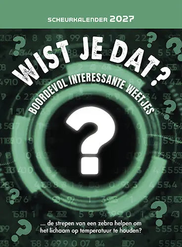 Lantaarn Wist je Dat Scheurkalender 2027