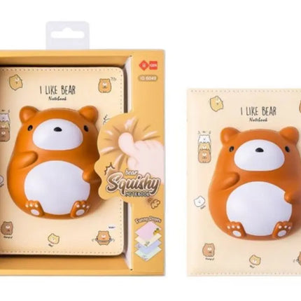 Lazy Stars Notitieboek Met Squishable 3D Figuur Beer A5