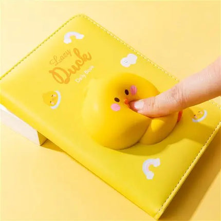 Lazy Stars Notitieboek Met Squishable 3D Figuur Eend Mini