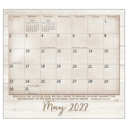 Legacy Faith and Family Kalender 2027