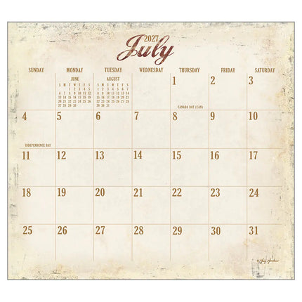 Legacy Heartland Kalender 2027
