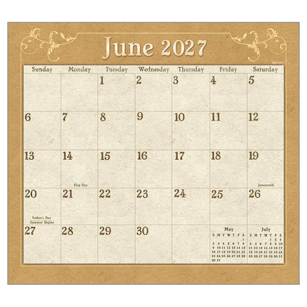 Legacy Hometown Kalender 2027