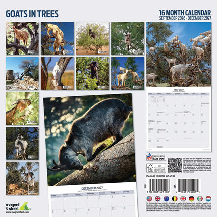 Magnet & Steel Goats in Trees Kalender 2027