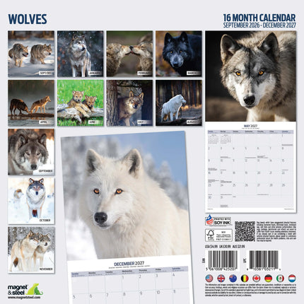 Magnet & Steel Wolven Kalender 2027