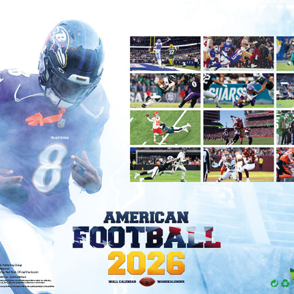 ML Publishing American Football A3 Kalender 2026