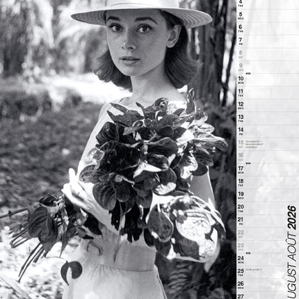 ML Publishing Audrey Hepburn A3 Kalender 2026