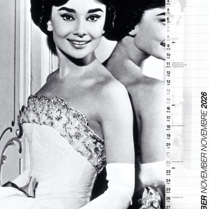 ML Publishing Audrey Hepburn A3 Kalender 2026