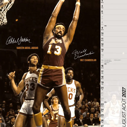 ML Publishing Basketball Legends A3 Kalender 2027