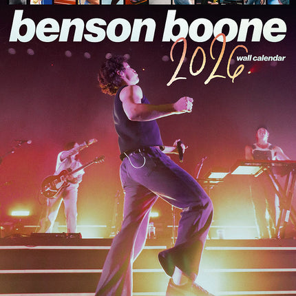 ML Publishing Benson Boone Kalender 2026