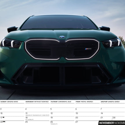 ML Publishing BMW A3 Kalender 2026