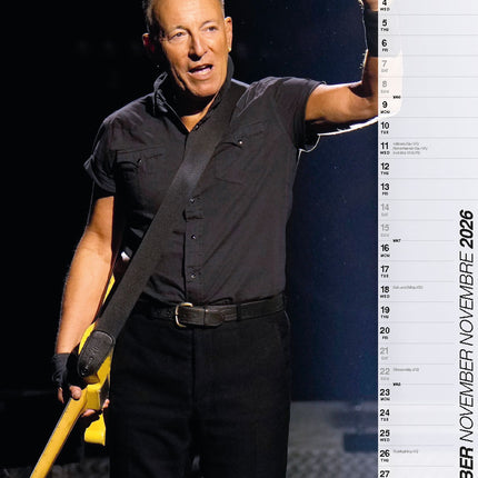 ML Publishing Bruce Springsteen A3 Kalender 2026
