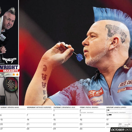 ML Publishing Darts A3 Kalender 2026