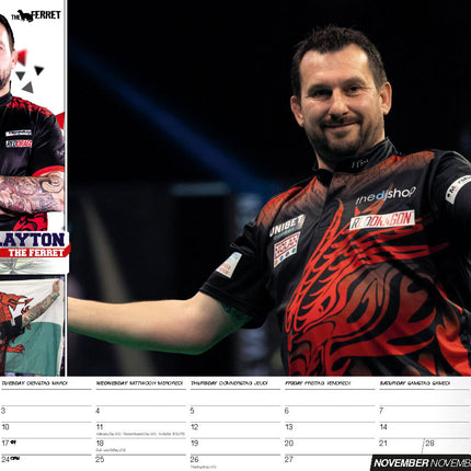 ML Publishing Darts A3 Kalender 2026