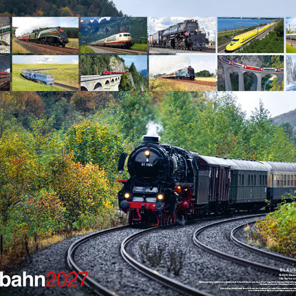 ML Publishing Eisenbahnen - Spoorwegen A3 Kalender 2027