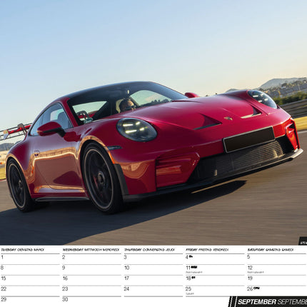 ML Publishing Fast Cars A3 Kalender 2026