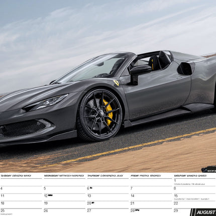 ML Publishing Fast Cars A3 Kalender 2026