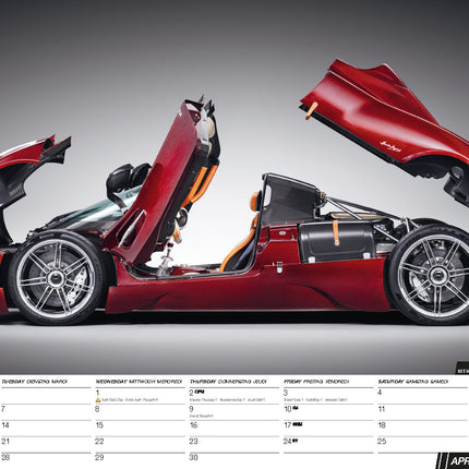 ML Publishing Fast Cars A3 Kalender 2026