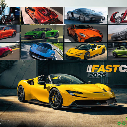 ML Publishing Fast Cars A3 Kalender 2026