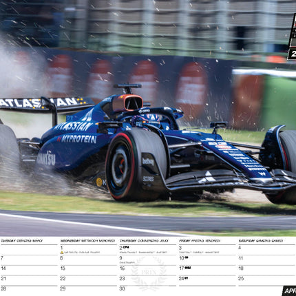 ML Publishing Formule 1 Kalender 2026