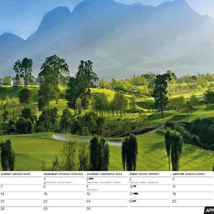 ML Publishing Golf A3 Kalender 2026