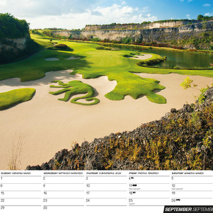 ML Publishing Golf A3 Kalender 2026