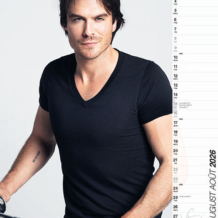ML Publishing Ian Somerhalder A3 Kalender 2026