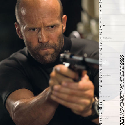 ML Publishing Jason Statham A3 Kalender 2026