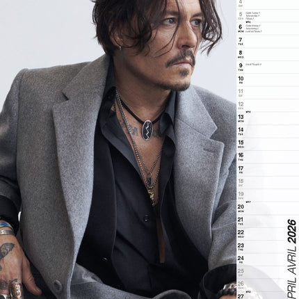 ML Publishing Johnny Depp A3 Kalender 2026