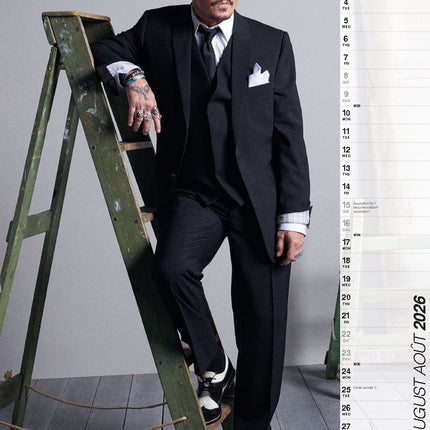 ML Publishing Johnny Depp A3 Kalender 2026