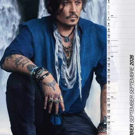 ML Publishing Johnny Depp A3 Kalender 2026
