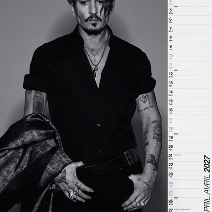 ML Publishing Johnny Depp A3 Kalender 2027