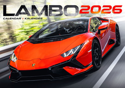 ML Publishing Lamborghini A3 Kalender 2026