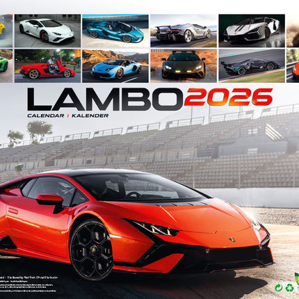 ML Publishing Lamborghini A3 Kalender 2026