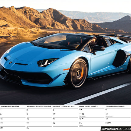 ML Publishing Lamborghini A3 Kalender 2026