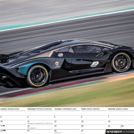 ML Publishing Lamborghini A3 Kalender 2026