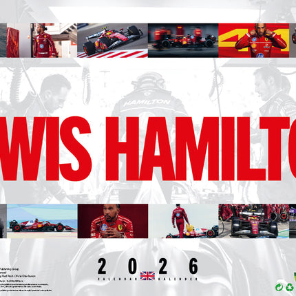 ML Publishing Lewis Hamilton A3 Kalender 2026