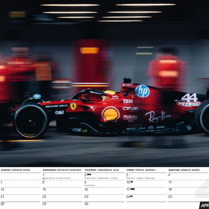 ML Publishing Lewis Hamilton A3 Kalender 2026