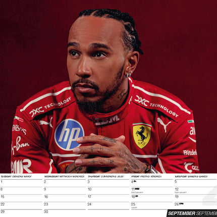 ML Publishing Lewis Hamilton A3 Kalender 2026