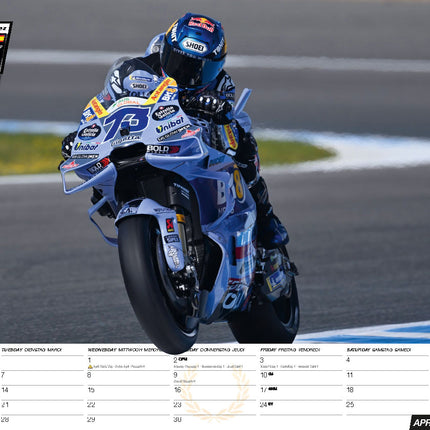 ML Publishing Moto Grand Prix A3 Kalender 2026