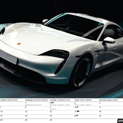 ML Publishing Porsche A3 Kalender 2026