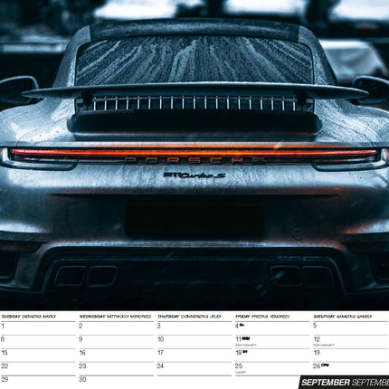 ML Publishing Porsche A3 Kalender 2026